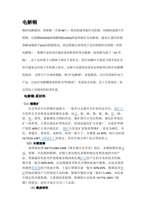 电解铜入门简介