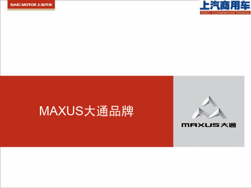 MAXUS大通品牌SMCV110519P
