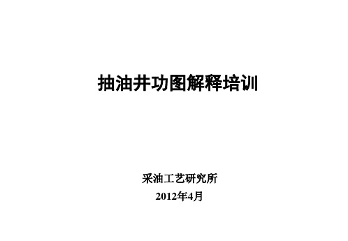 功图解释培训教材(采油室)