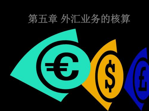 第五章%20外汇业务的核算 53页PPT文档