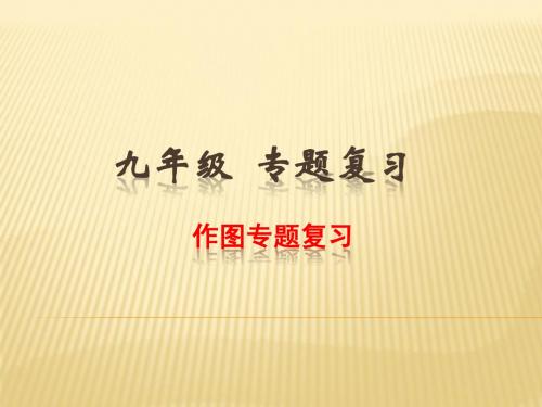 2015广东物理中考  专题复习作图