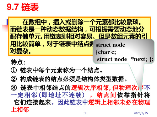 单链表详解资料