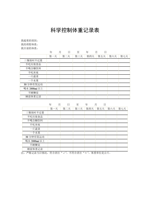 科学控制体重记录表_01