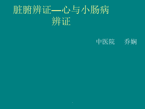 脏腑辨证(PPT课件)