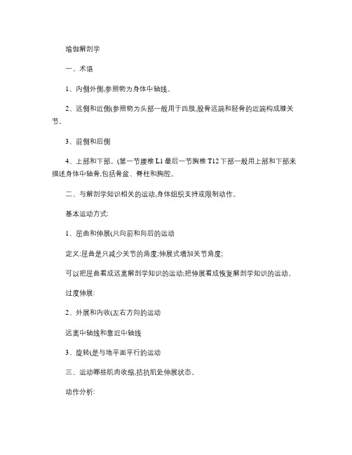 瑜伽解剖学