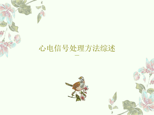 心电信号处理方法综述共67页文档