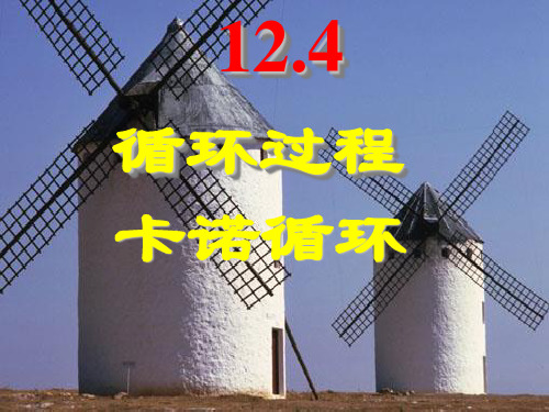 12.4 循环过程 卡诺循环