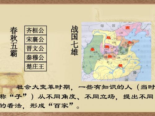 5.21.6《诸子百家》课件华师大版七年级上册