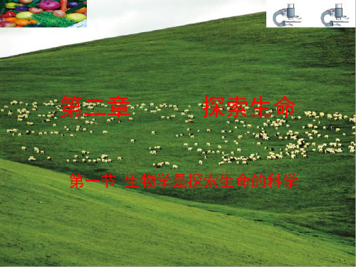 第1节 生物学是探索生命的科学