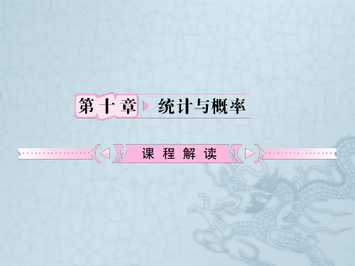 高考数学一轮复习 第10章第1节 事件与概率课件 文 新课标版