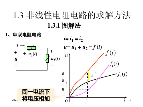 高等电路理论与技术PPT课件02 非线性电阻电路分析方法