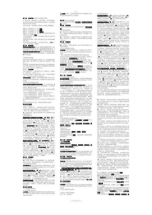 2020行政管理学》考试必考重点