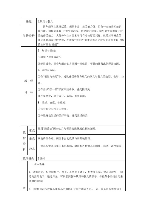 炊具与餐具