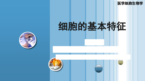 细胞的基本特征