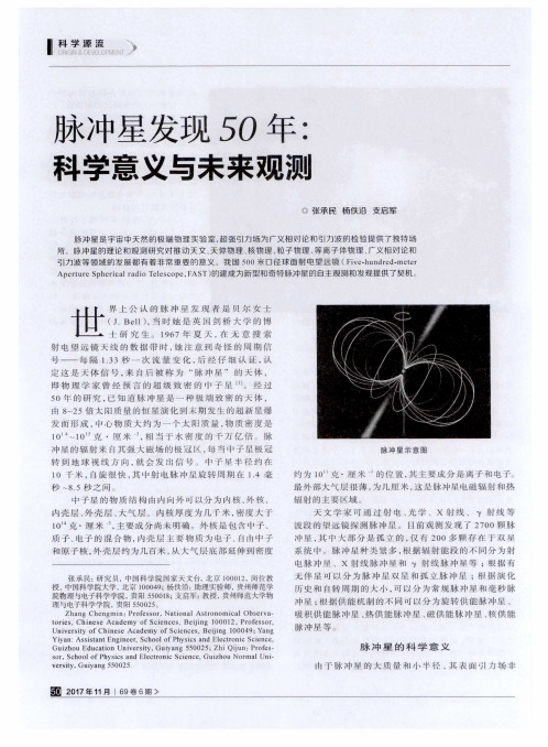 脉冲星发现50年：科学意义与未来观测