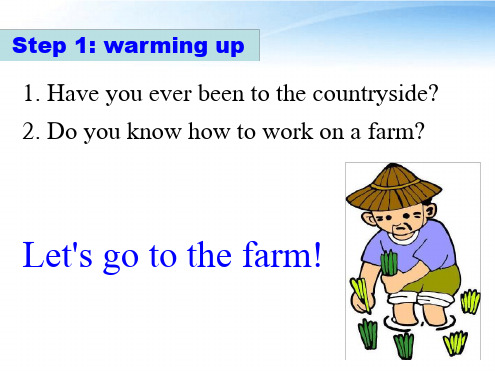 高中英语 U2 working the land课件 新人教版必修4