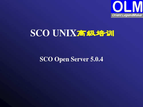install-1SCO Unix培训教材