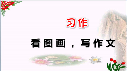  语文 习作看图画,写作文(人教部编版)PPT 优秀课件