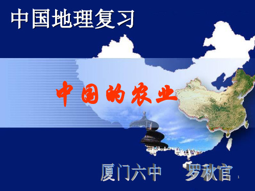 中国地理中国农业ppt课件