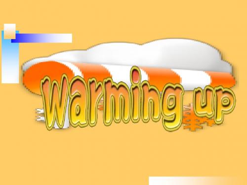 高一英语人教必修1 unit 3 travel journal warming up 课件