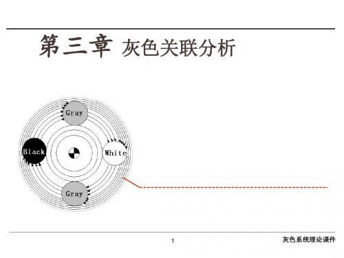 第3章 灰色关联分析汇总