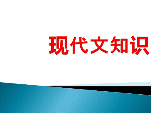 九年级语文课件：现代文阅读资料 (共22张PPT)