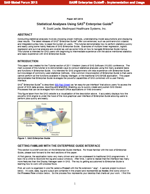 Statistical Analyses Using SAS