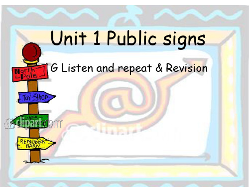 Unit 1 Public signs Nydia.ppt