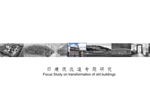 旧建筑改造专题研究ppt课件