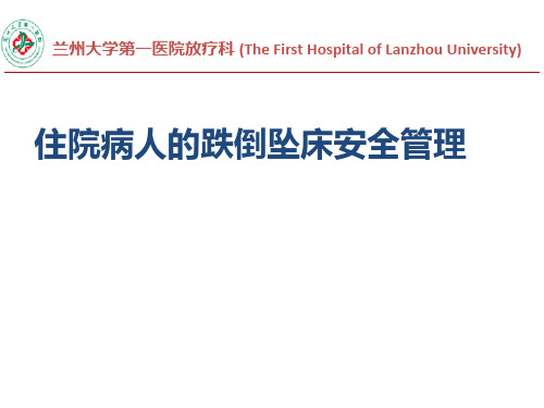 跌倒坠床管理PPT课件
