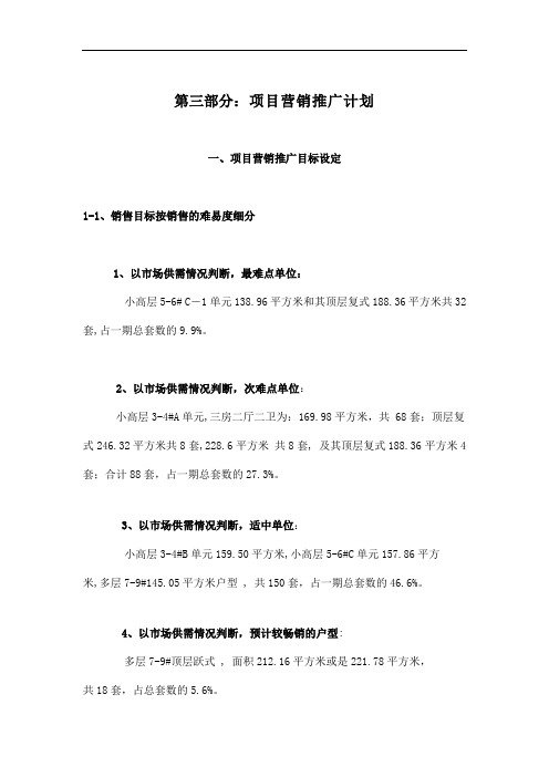 企划案4：天安第一城项目营销推广策划精装本3