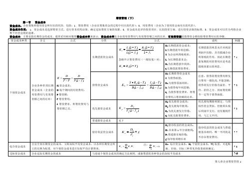 筹资管理