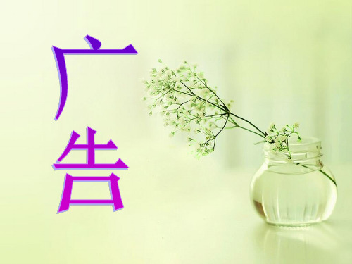 应用文写作  广告