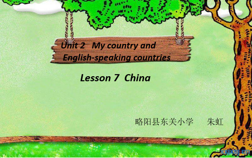 冀教版三年级起点五年级上册英语《Unit 2 My Country and English-speaking》(一等奖课件)