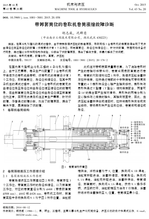 带卸套筒位的卷取机卷筒涨缩故障诊断