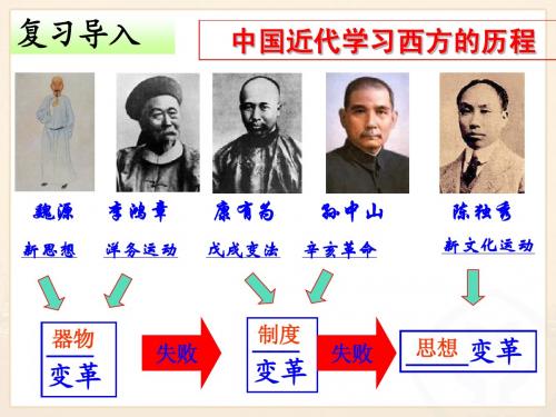 历史与社会_人教版九年级第二单元第四课第一框新文化运动(共19张PPT)