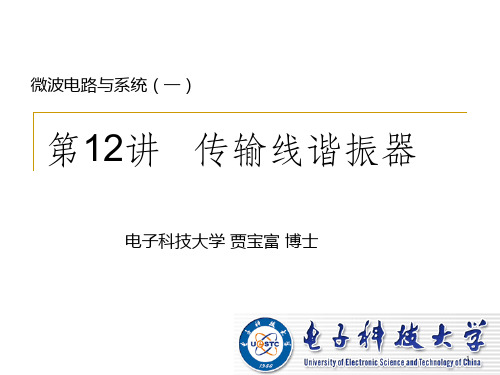 微波电路与系统(12)PPT课件