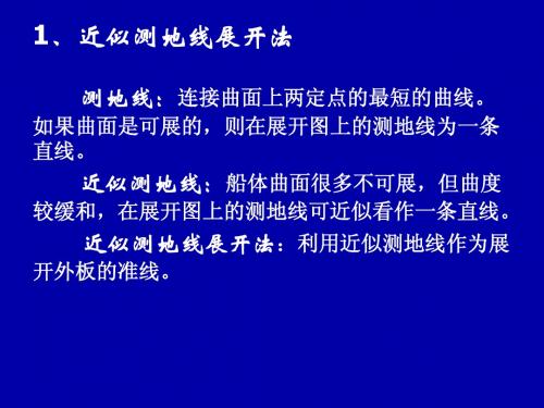 船体构件展开