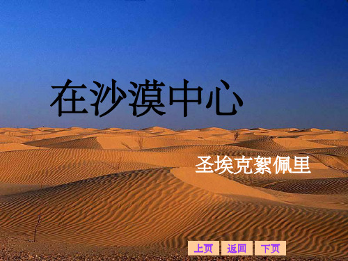 《在沙漠中心》》PPT课件