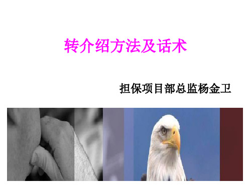 转介绍方法及话术
