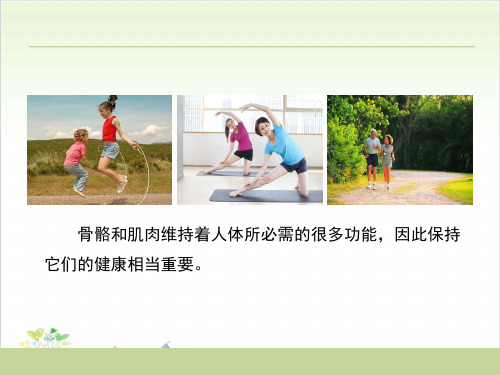 四年级下册科学-骨骼肌肉的保健优秀课件苏教版