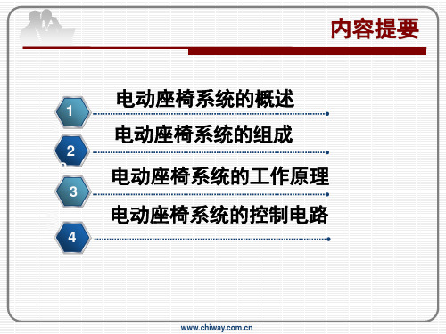 汽车电动座椅原理