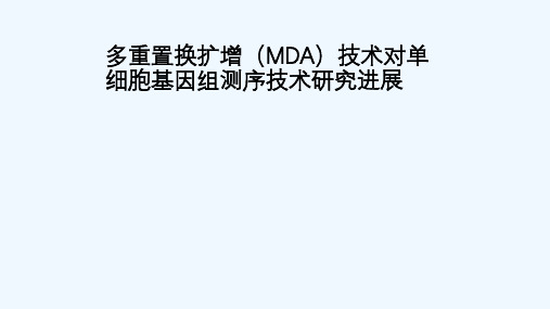 MDA 多重置换扩增技术ppt课件
