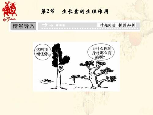 生物：3-2生长素的生理作用(必修3)(优秀课件)