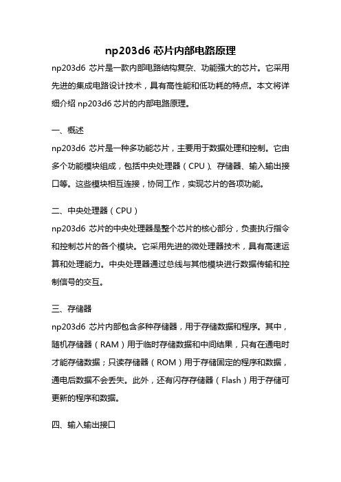 np203d6芯片内部电路原理