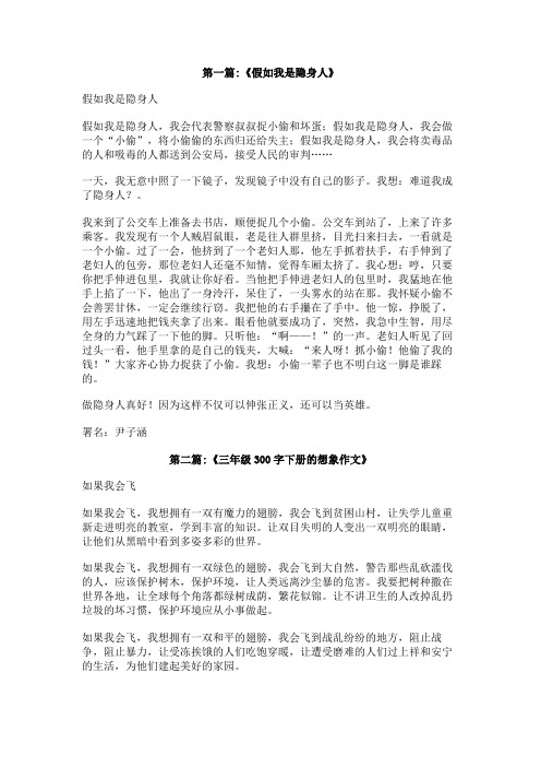 我是隐身人300