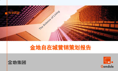 金地自在城营销策划报告(