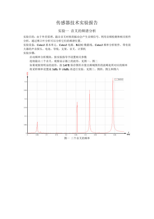 传感器技术实验
