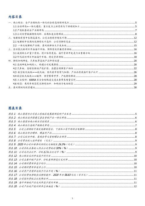 南山铝业市场布局、竞争优势及盈利能力分析