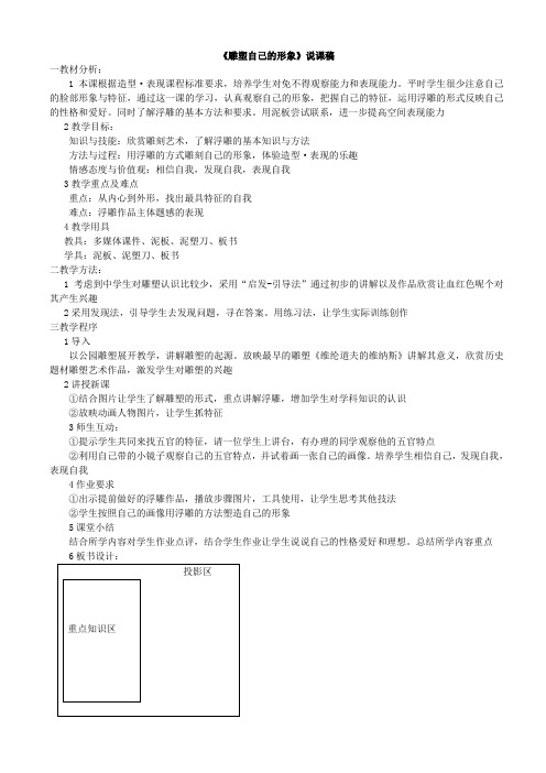 雕塑说课